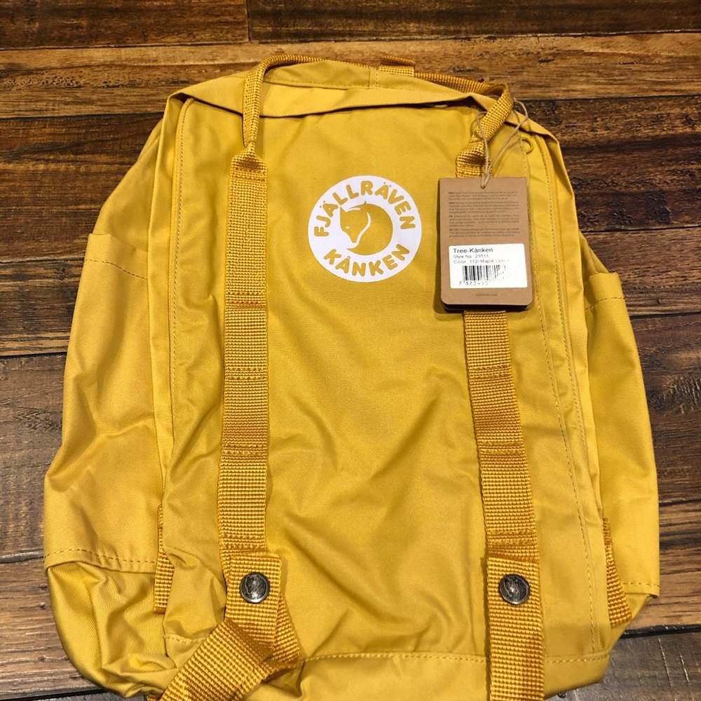 Fjallraven Tree Kanken Maple Yellow Small Backpack